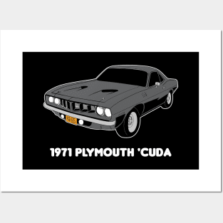 1971 Plymouth 'Cuda Posters and Art